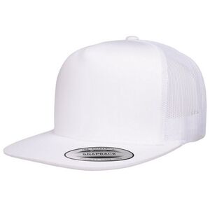 White Snapback Trucker Hat